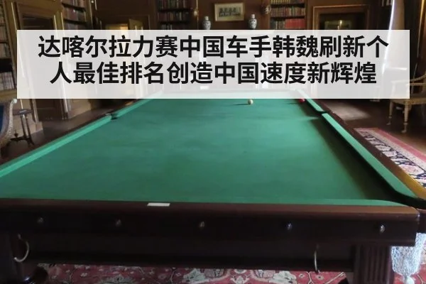 达喀尔拉力赛中国车手韩魏刷新个人最佳排名创造中国速度新辉煌
